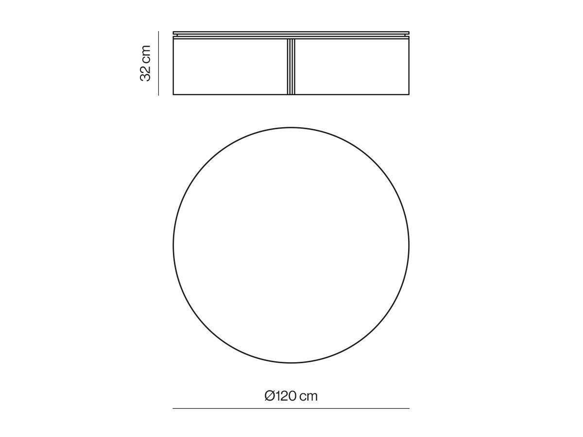 Круглый журнальный столик Kendo Mobiliario слот ARCH-00029696 - Вид №10