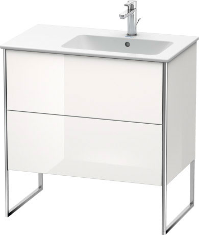 XS445206060 Тумбочка напольная XSquare #XS4452 810 x 478 мм Серо-коричневый шелковисто-матовый лак Duravit - Вид №2