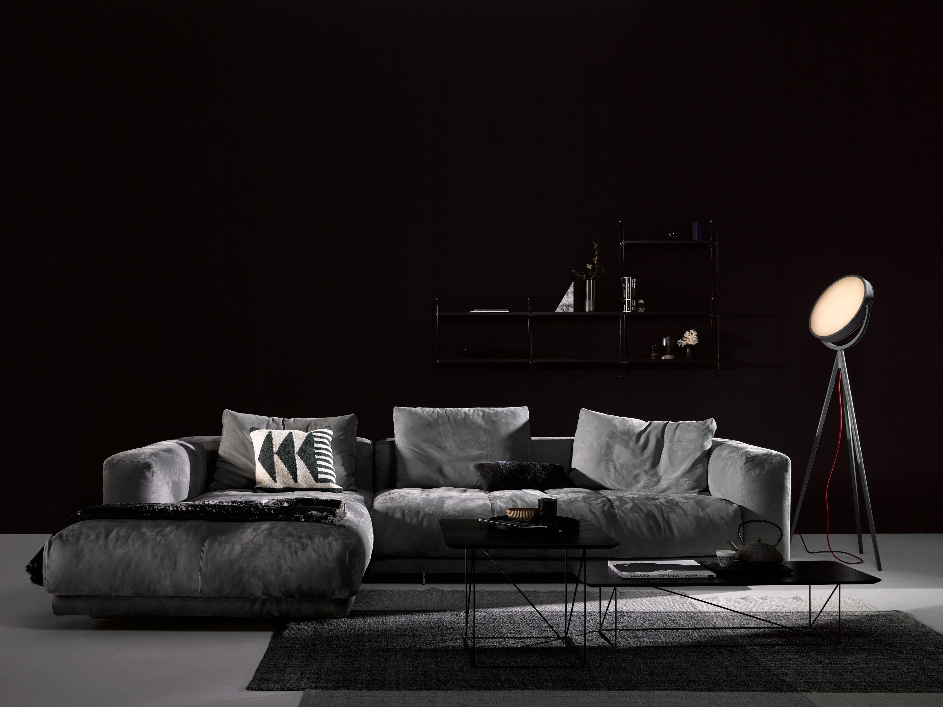 Диван с полуостровом COR MOSS ARCH-00113898