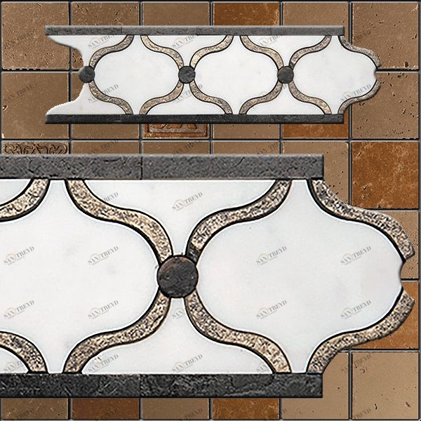 БОРДЮР ИЗ МРАМОРА GE-6 SKALINI ORNAMENTAL GE6