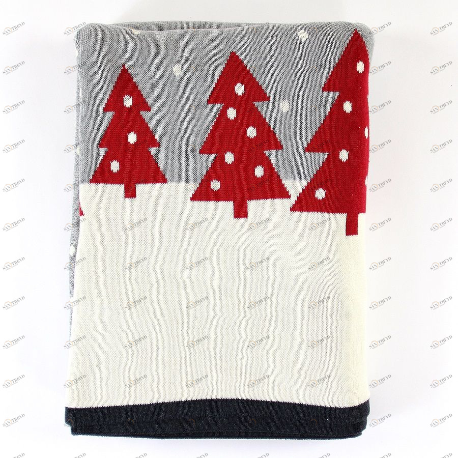 Плед с орнаментом Christmas story one, 130х180 см Enjoyme ENNY0051