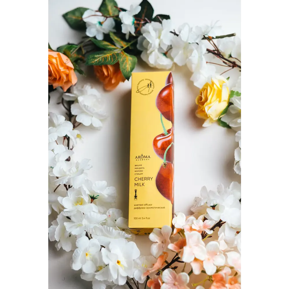 AROMA HARMONY Диффузор Summer Cherry Milk с нотами вишни и миндаля 89359598 STLM-1578401 - Вид №3