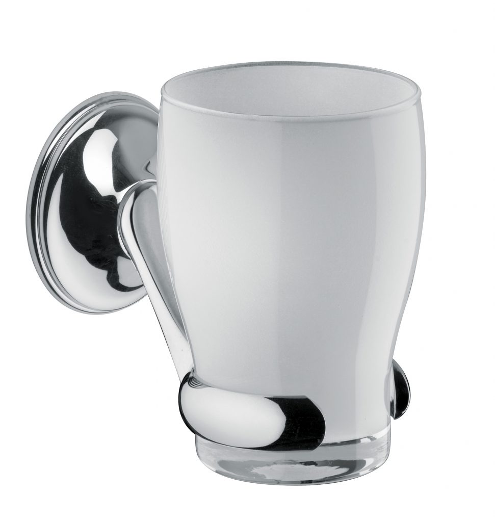 11014 Подставка под стакан. Bongio Fleur Blanc&Noir 