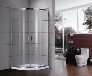 Душевое ограждение GROSSMAN GR-0090 Cosmo 90*90*190 полукруг, двери раздвижные