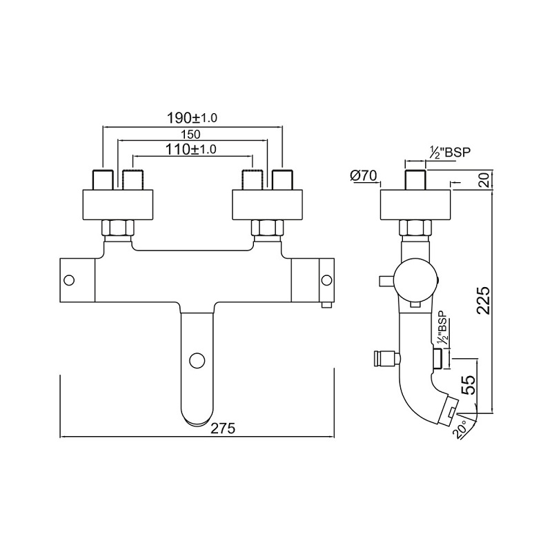 FLR-CHR-5657 Смеситель Jaquar Florentine Santreyd - Вид №1
