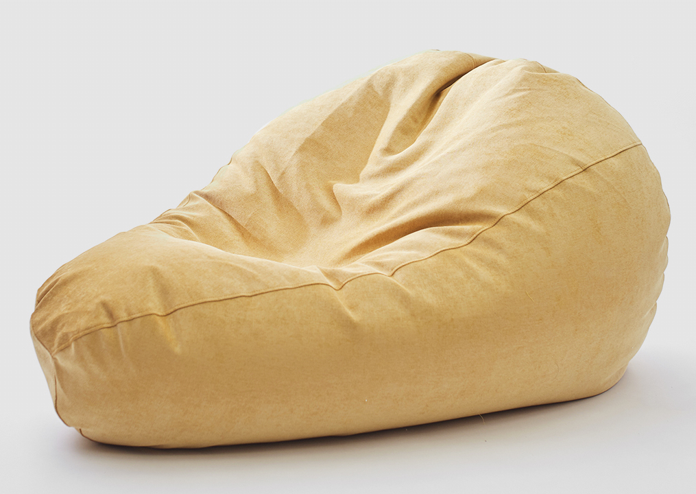 Кресло-мешок "Дели" желтое Velvet Lux 30 МАСТЕРСКАЯ КРЕСЛО  335285 Желтый Santreyd  - Вид №5