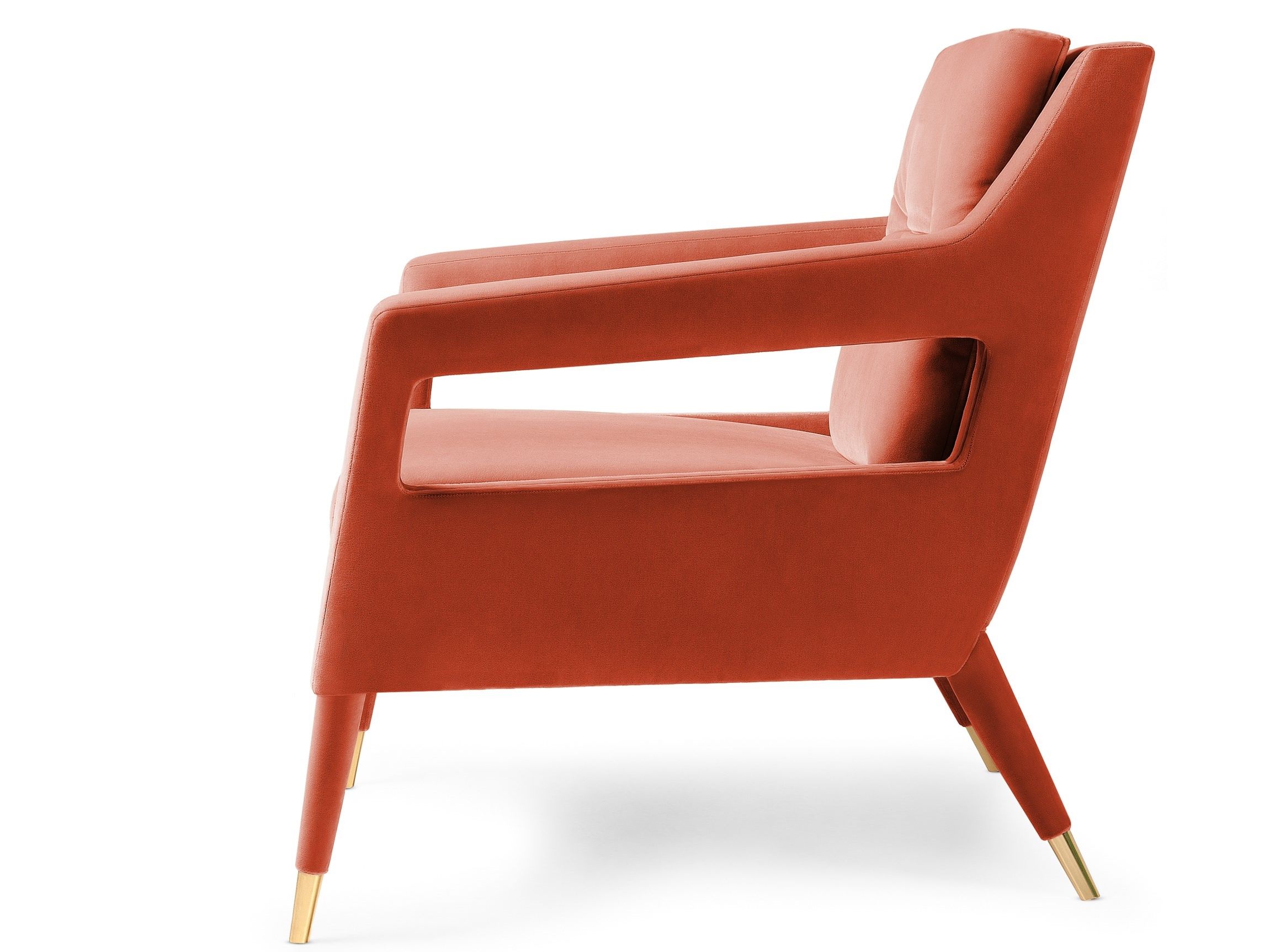 Бархатное кресло с подлокотниками Munna ARCH-00068873 - Вид №21