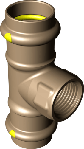 352 752 Модель 2617.2 Трубопроводные системы  Profipress G  Тройники Santreyd  - Вид №2