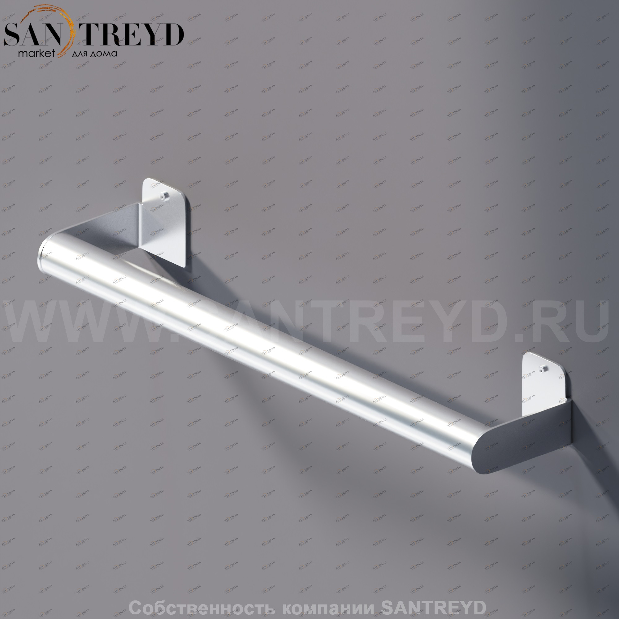 Agape MACH 2 Плотенцедержатель 40 см хромированный сатин AMC20932SP