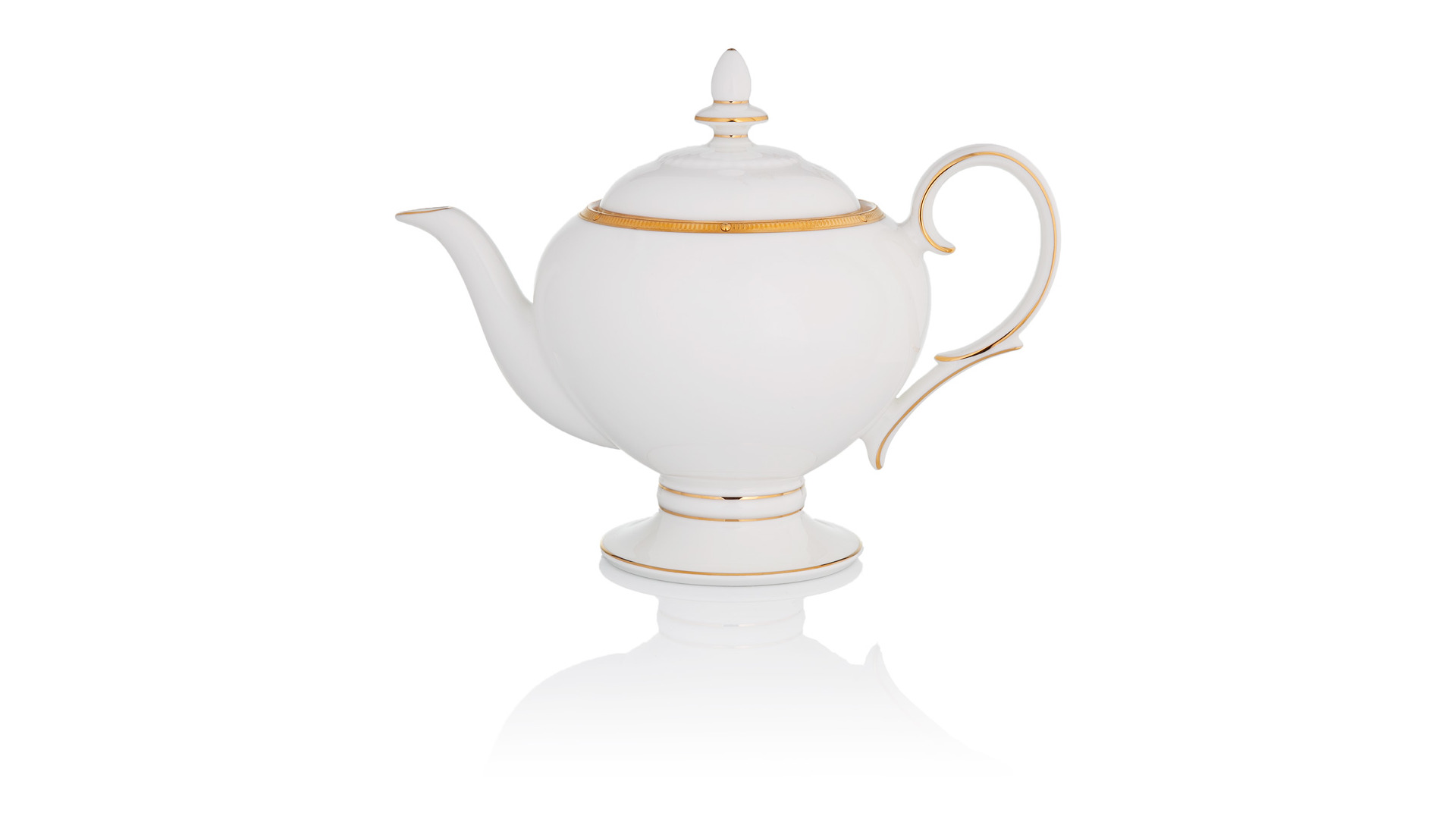 10665451 Noritake Сервиз чайный Noritake "Рочель,золотой кант" на 6 персон 20 предметов Фарфор костяной  - Вид №1