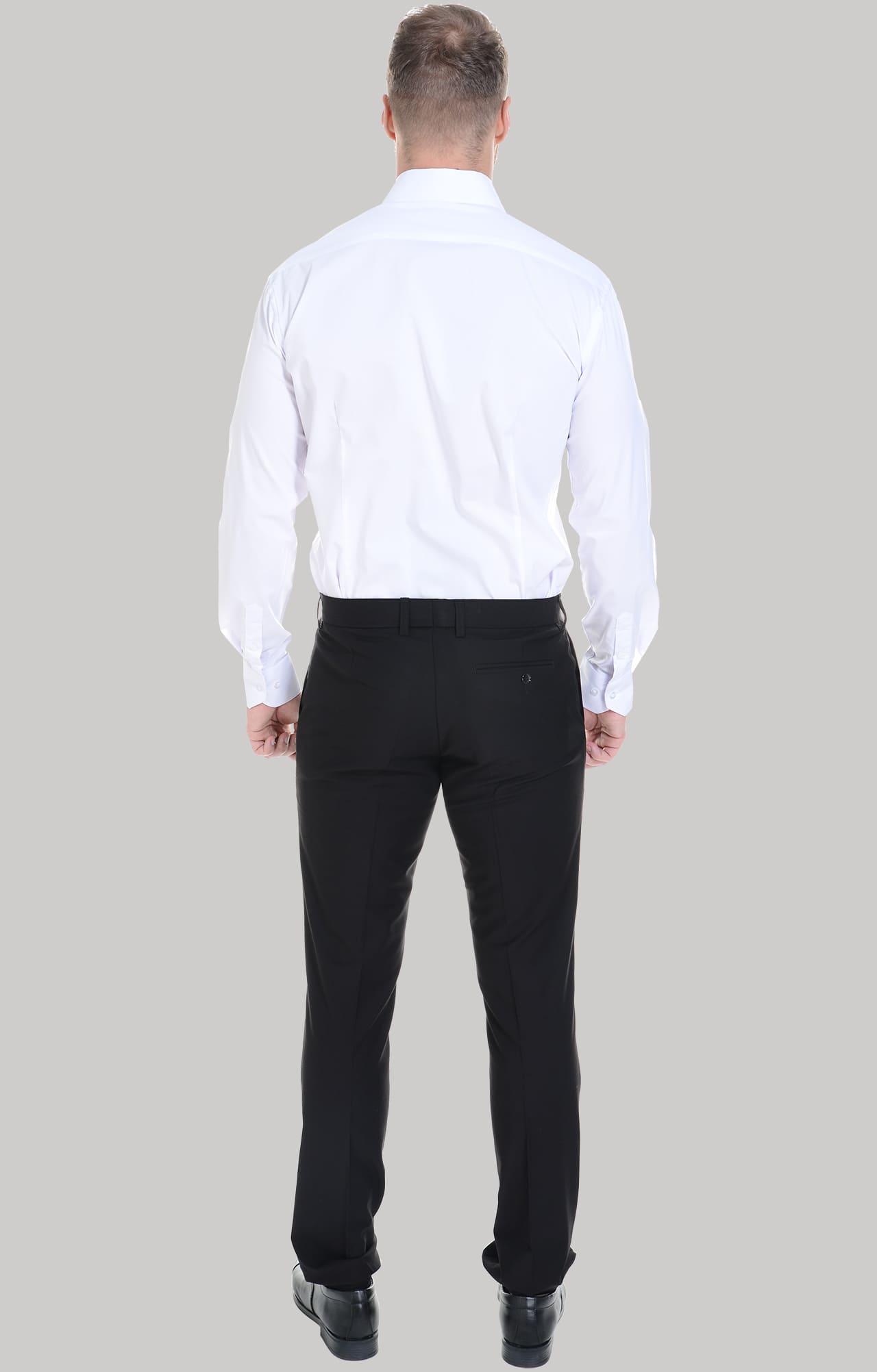 62470 Рубашка мужская  white El-Risto  Корпоративная одежда  размер 45/182-188  - Вид №9