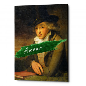 30101901 Арт-портрет «Amour» (холст, галерейная натяжка) Object Desire