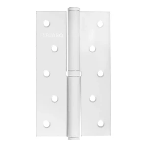 Петля карточная съемная Fuaro 125x75x2.5 мм сталь цвет белый