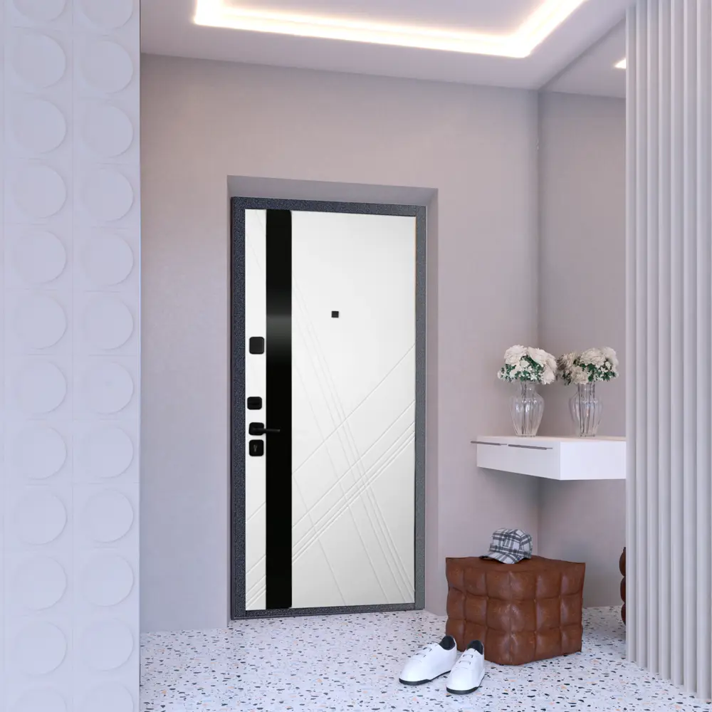 Дверь входная металлическая Home Plus 86x205 см левая белый 89340263 STLM-2003565 Santreyd  - Вид №8