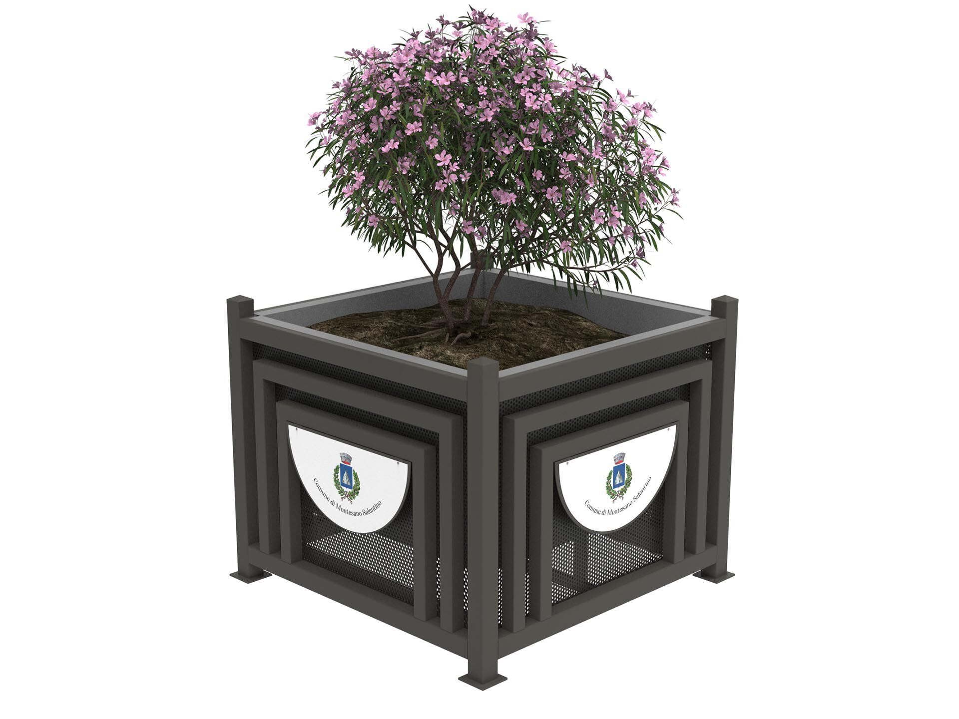 Плантатор для общественных мест с табличкой Lazzari Макинтош ARCH-00073388 - Вид №3