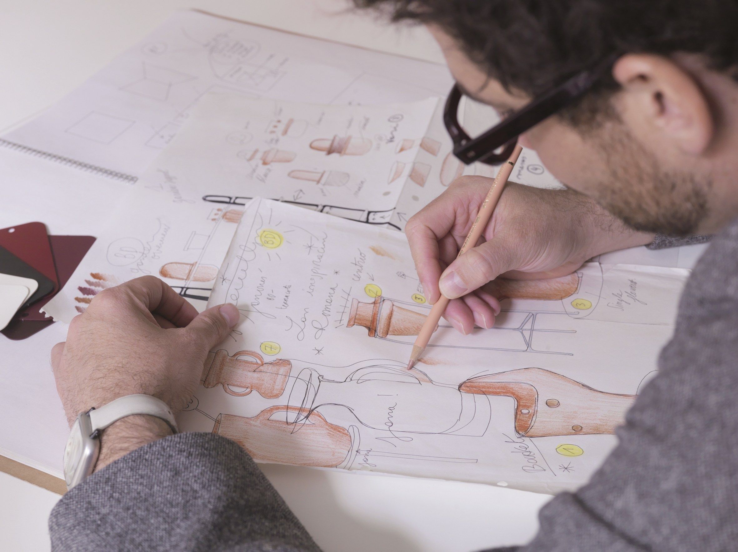 Низкий терракотовый садовый горшок BD Barcelona GARDENIAS N.2 ARCH-00042264 - Вид №6