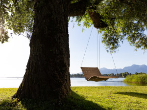 98.00.0909 Heaven Swing Set природа / монтажный крестик 2 шт. - в комплекте 1 двойной лежак Heaven Swing natural, 1 крепление на крестовину Mbm