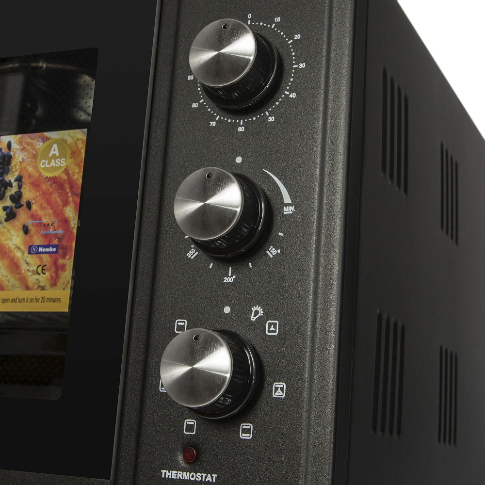 CEMOA.456.B Мини-печь / ширина 60 см, механическое управление, 45 л,конвекция, черный Maunfeld Santreyd  - Вид №3