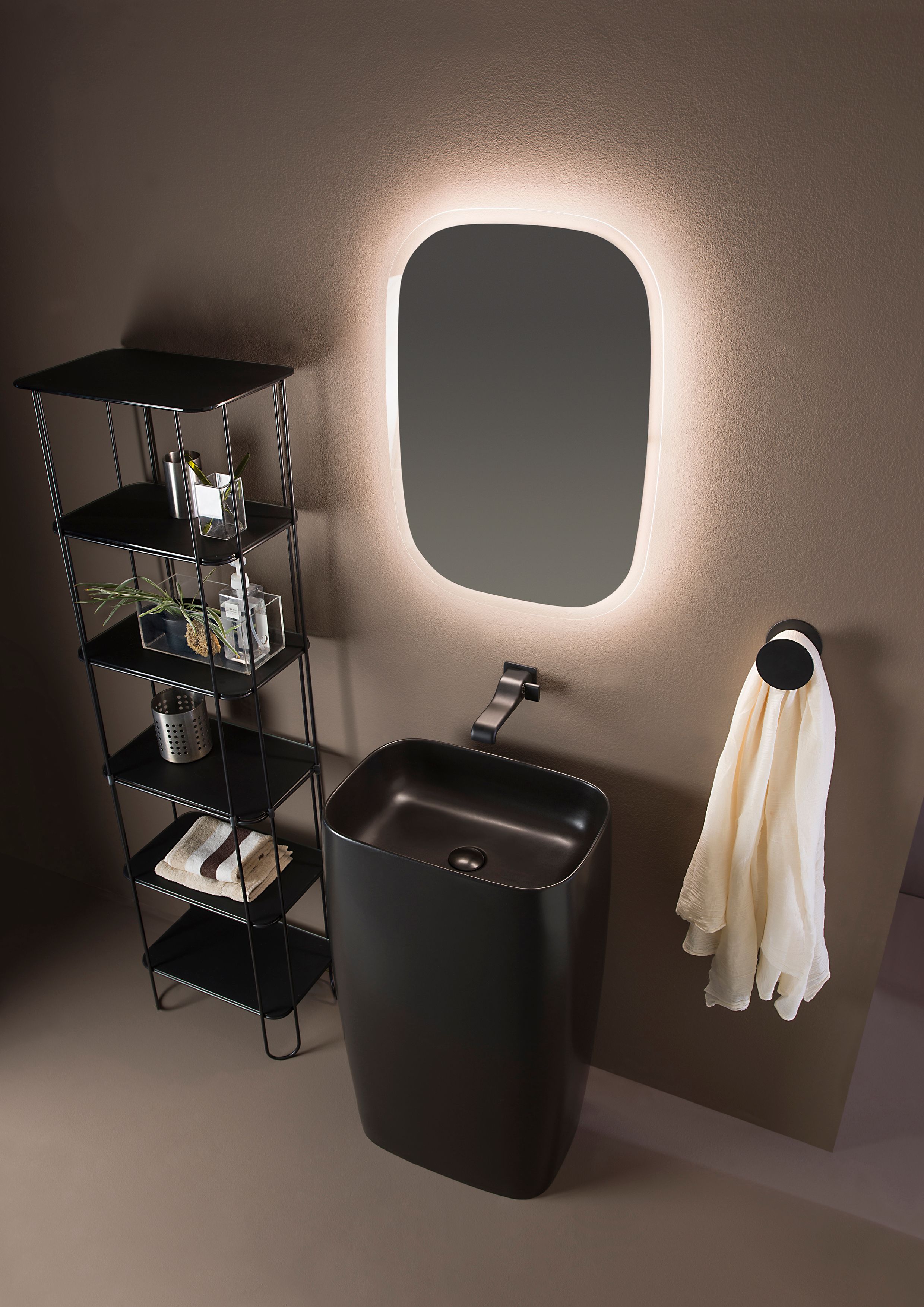 Зеркало со встроенным настенным освещением Ceramica Flaminia флаг ARCH-00087142