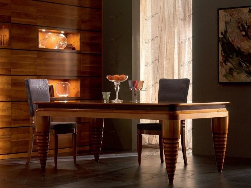 Cantiero Раздвижной прямоугольный стол из массива дерева Elettra day El008a