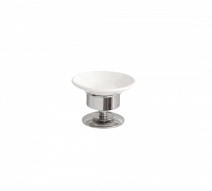 Gentry Home Настенный керамический подстаканник Kent Chrome GH100154