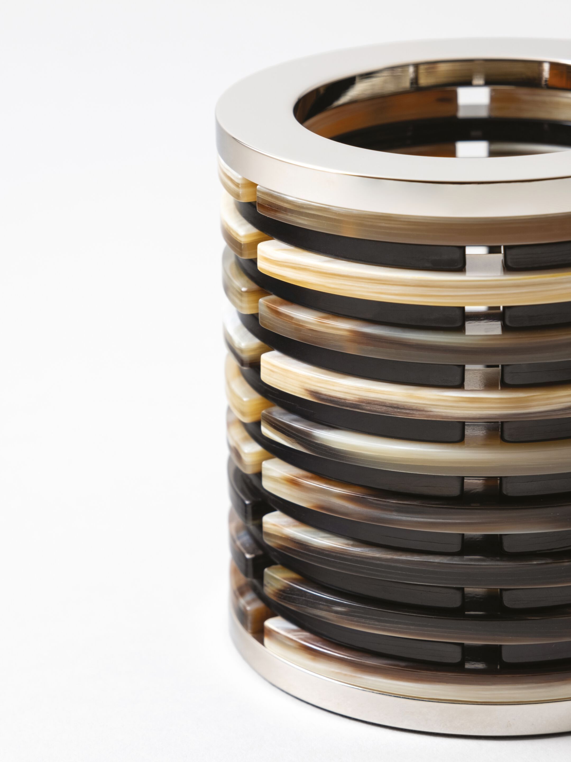 Держатель ручки из рога и латуни Zanchi 1952 круглый ARCH-00078007 - Вид №2