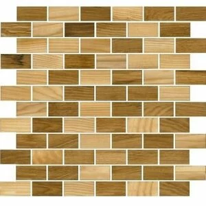 Мозаика и 3D панели из дерева Tarsi Кирпич 2d212 Дуб Селект (Гладкая) 331х331 мм.
