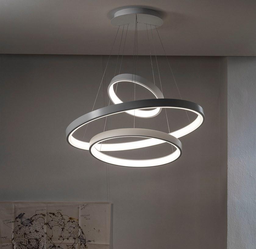 Martinelli Luce Подвесной светильник из алюминия и метакрилата Lunaop sun-id-1383041 - Вид №5