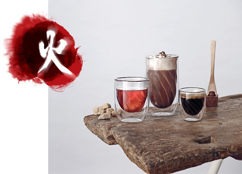 567322 Стаканы elements fire 2 шт. 75 мл. QDO  - Вид №4