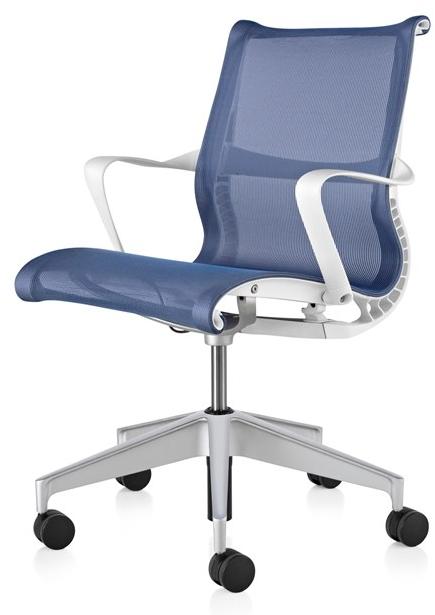 Herman Miller Эргономичное вращающееся офисное кресло из ткани с подлокотниками Setu sun-id-1496901 - Вид №1