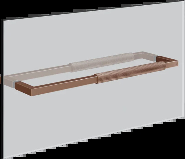 Полотенцесушитель 67644 708 Gessi Shower g МЕДНЫЙ МАТОВЫЙ PVD