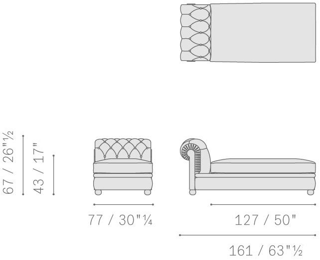 Poltrona Frau Модульный кожаный диван с тафтингом La collezione - divani e poltrone sun-id-1423378 - Вид №17