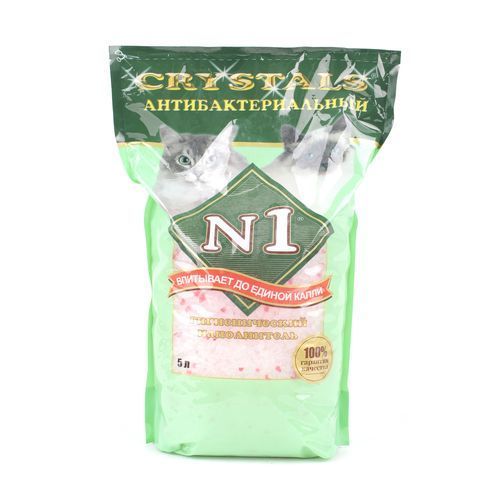 Т0023820*3 Наполнитель для кошачьего туалета, силикагелевый, антибактериальный (упаковка - 3 шт) Наполнитель №1 