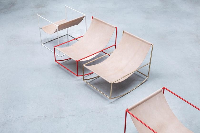 valerie_objects Кресло-качалка из латуни с подлокотниками  V9018019  - Вид №20