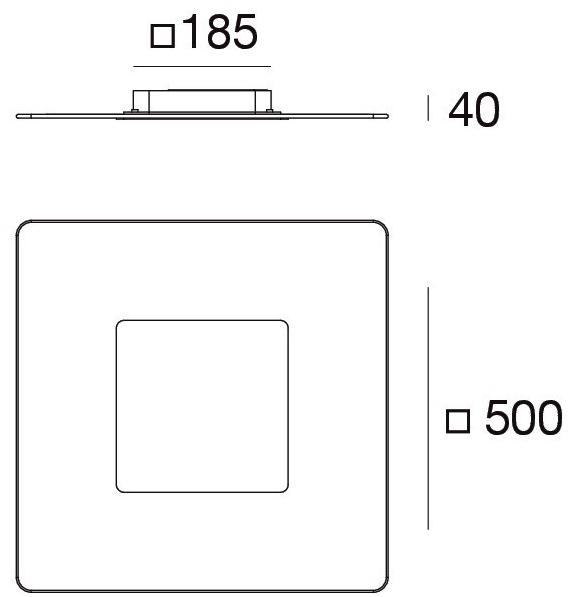 Linea Light Group Светодиодный настенный светильник из стали и стекла Aruba sun-id-1385478 - Вид №4