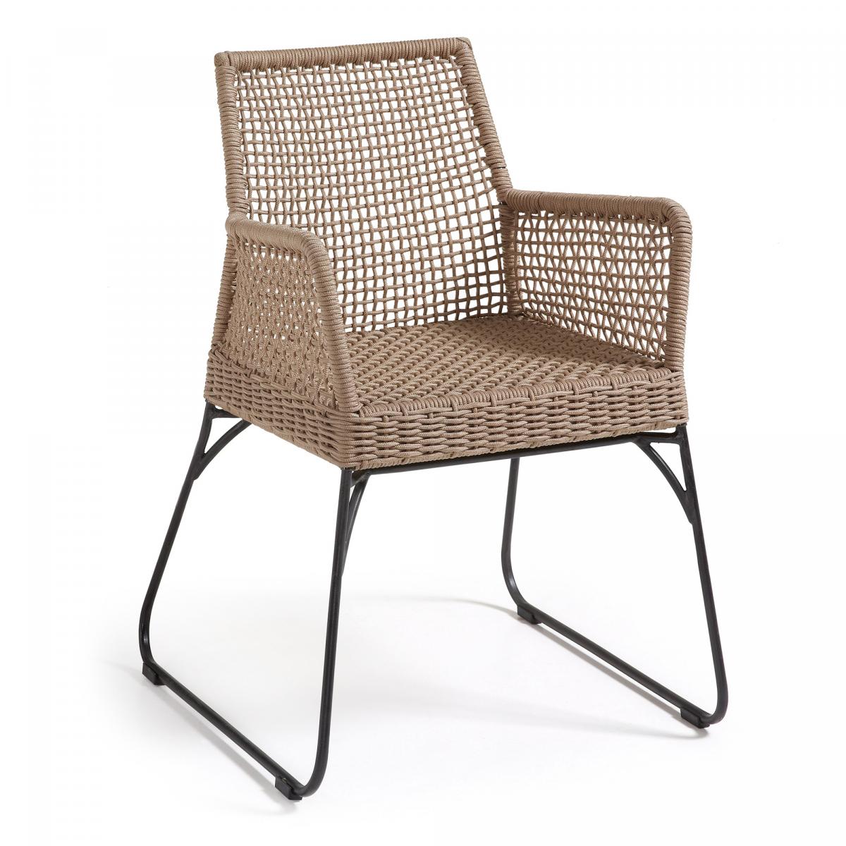 052280 Стул бежевый La Forma Novak  - Вид №5