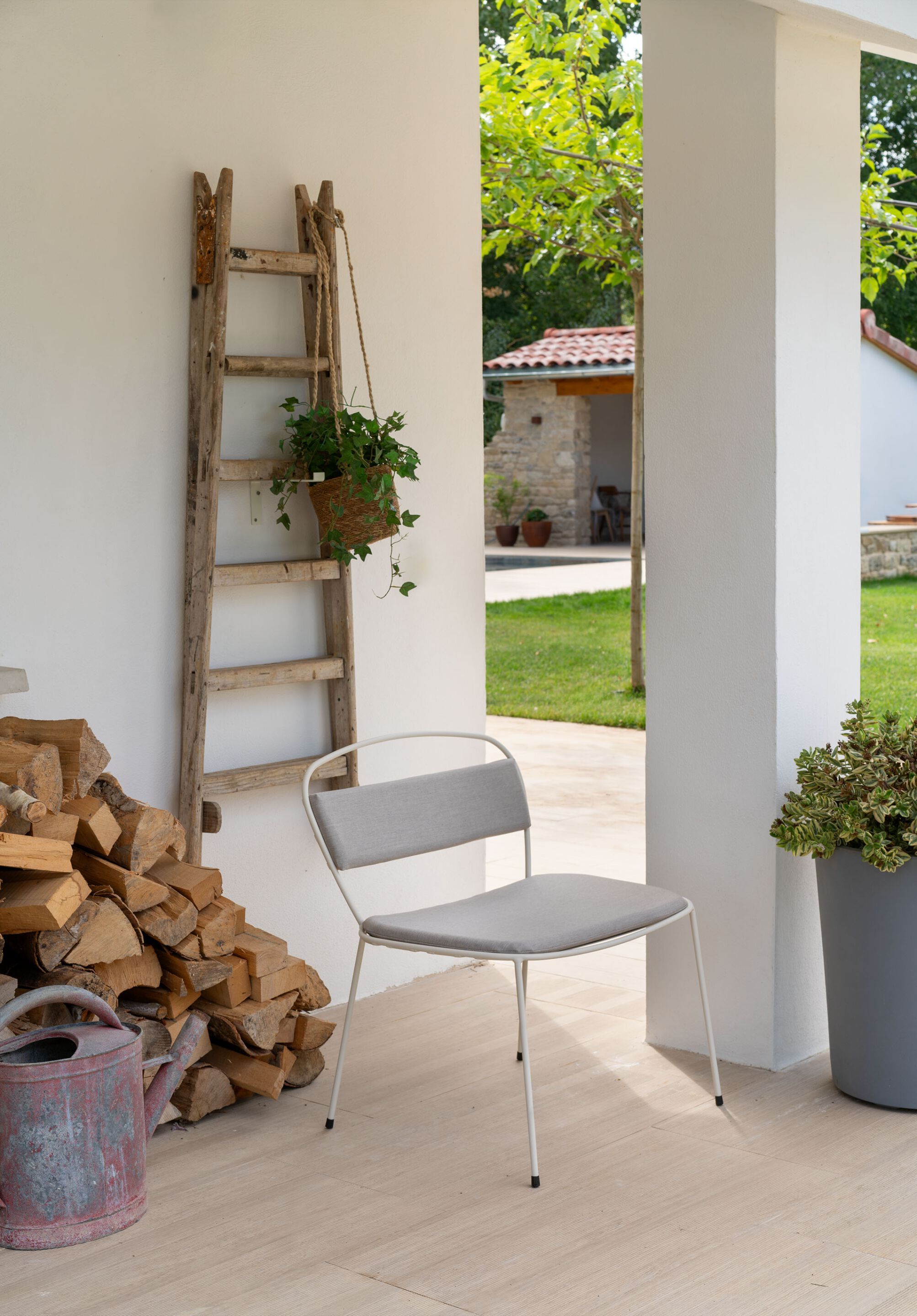 Стул для сада с порошковым покрытием iSimar Седна ARCH-00041567 - Вид №11