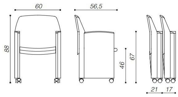 Ares Line Складной стул для конференций sun-id-1428647 - Вид №21