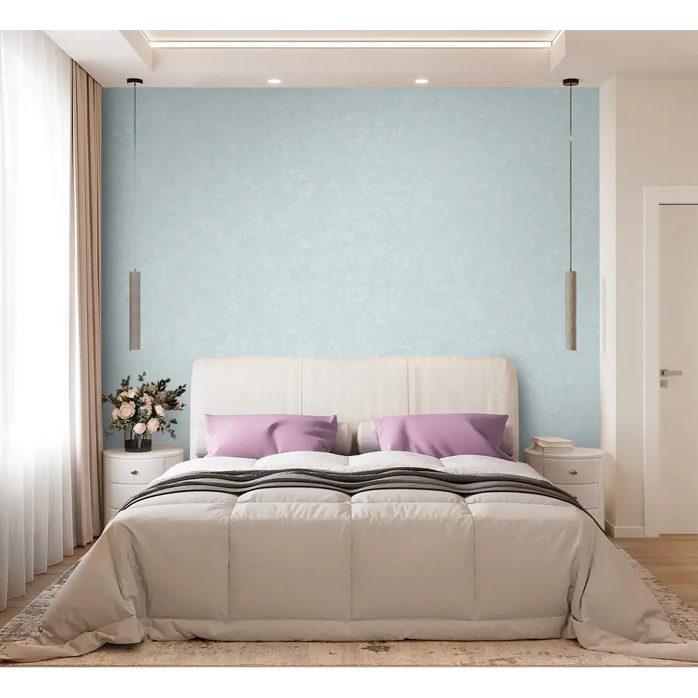 Обои флизелиновые Wallsecret Blanche мятные 1.06 м 8936-17 STLM-2177418 - Вид №4