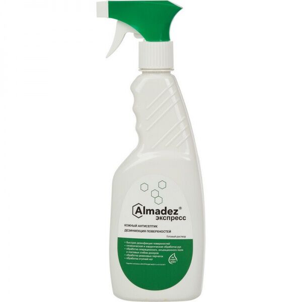 52719 Кожный антисептик+дезинфицирующее средство Алмадез Экспресс, 500 мл (триггер) Beauty Star 