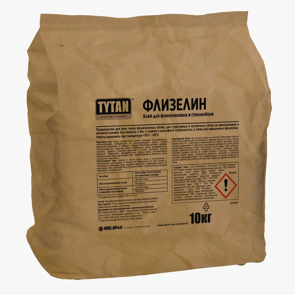 Клей для флизелиновых и стеклообоев Tytan 10 кг STLM-2195559