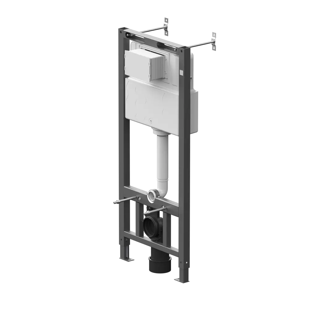 Комплект инсталляции AM.PM Tech с безободковым унитазом Sensea Neo клавиша AM.PM Tech L хром STLM-2180231 - Вид №1