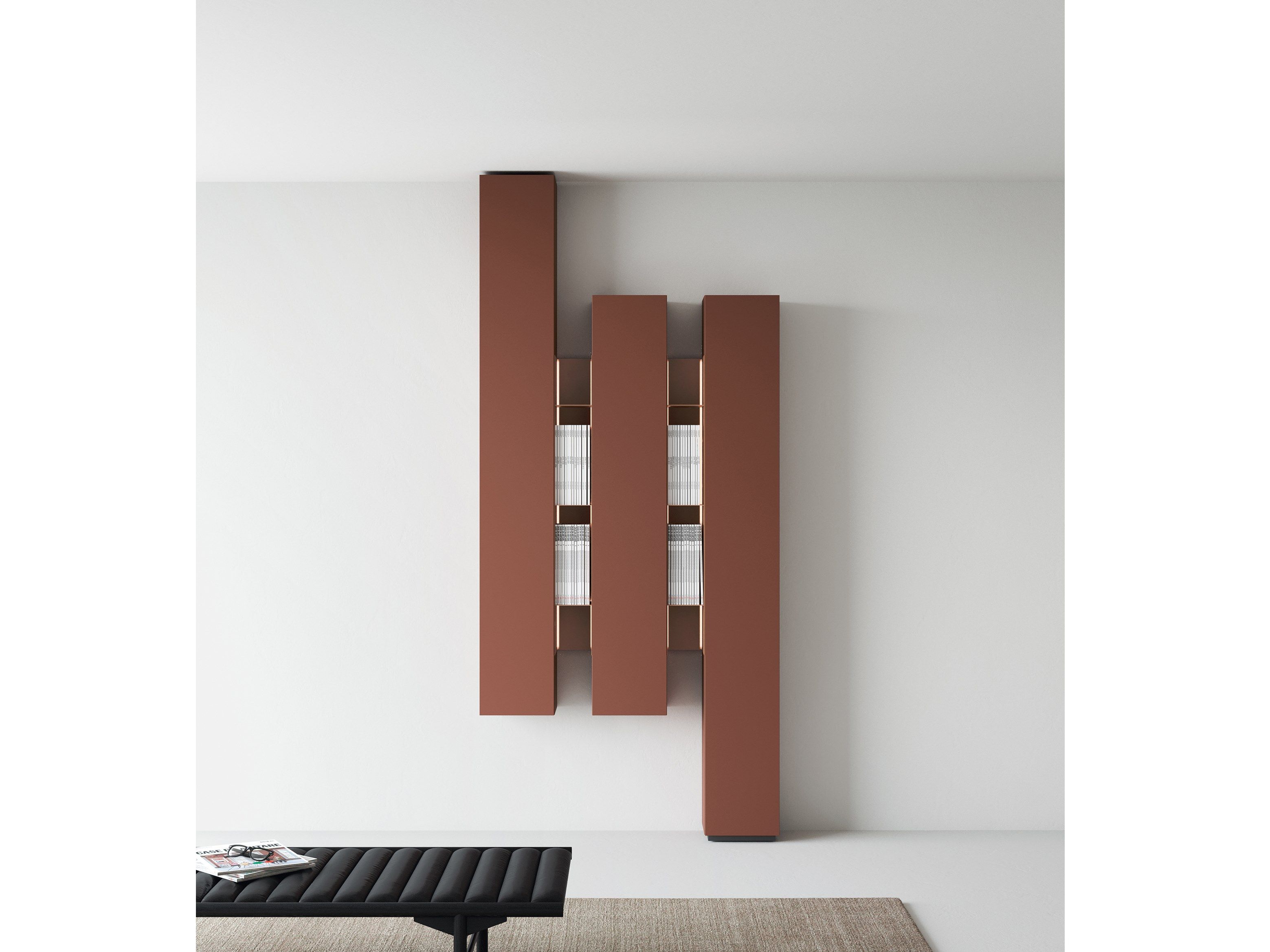 Деревянный секционный шкаф Caccaro Wallover® ARCH-00129082 - Вид №1