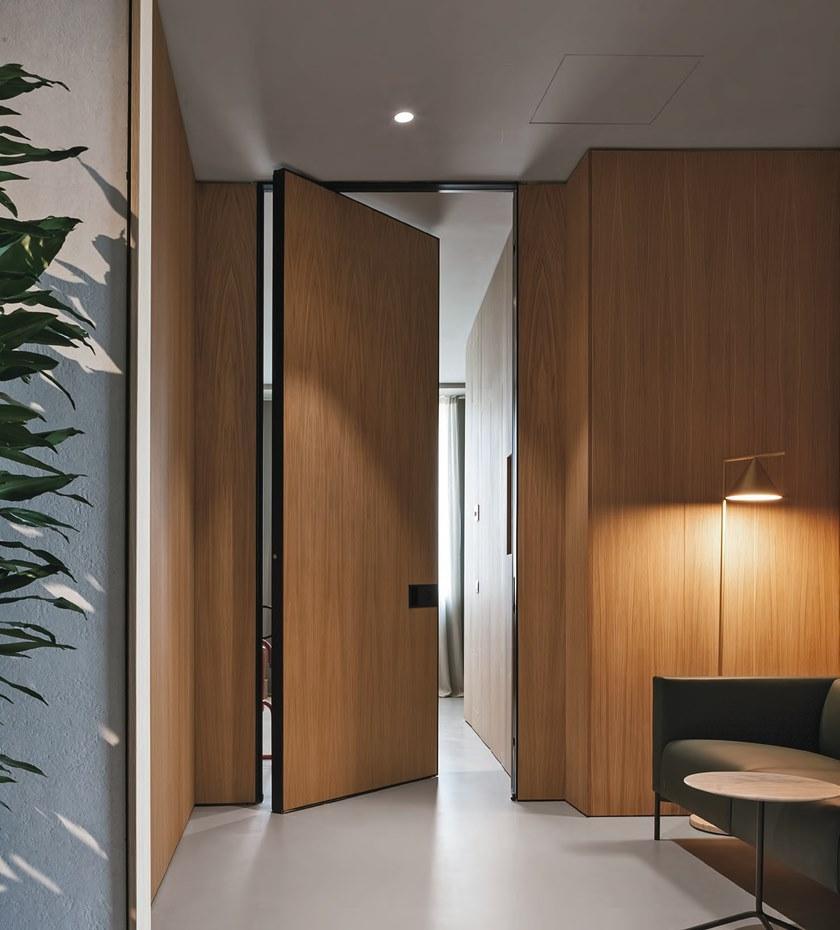 OIKOS VENEZIA Распашная бронированная деревянная входная дверь Synua sun-id-1468014 - Вид №22