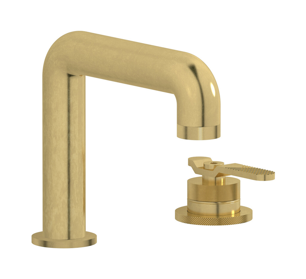 Смеситель для раковины на 2 отверстия WE ARE IB b2394on Natural Brass Bold