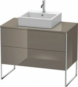 XS492108989 Тумбочка для консоли напольная XSquare #XS4921 1000 x 548 мм Фланелево-серый глянцевый лак