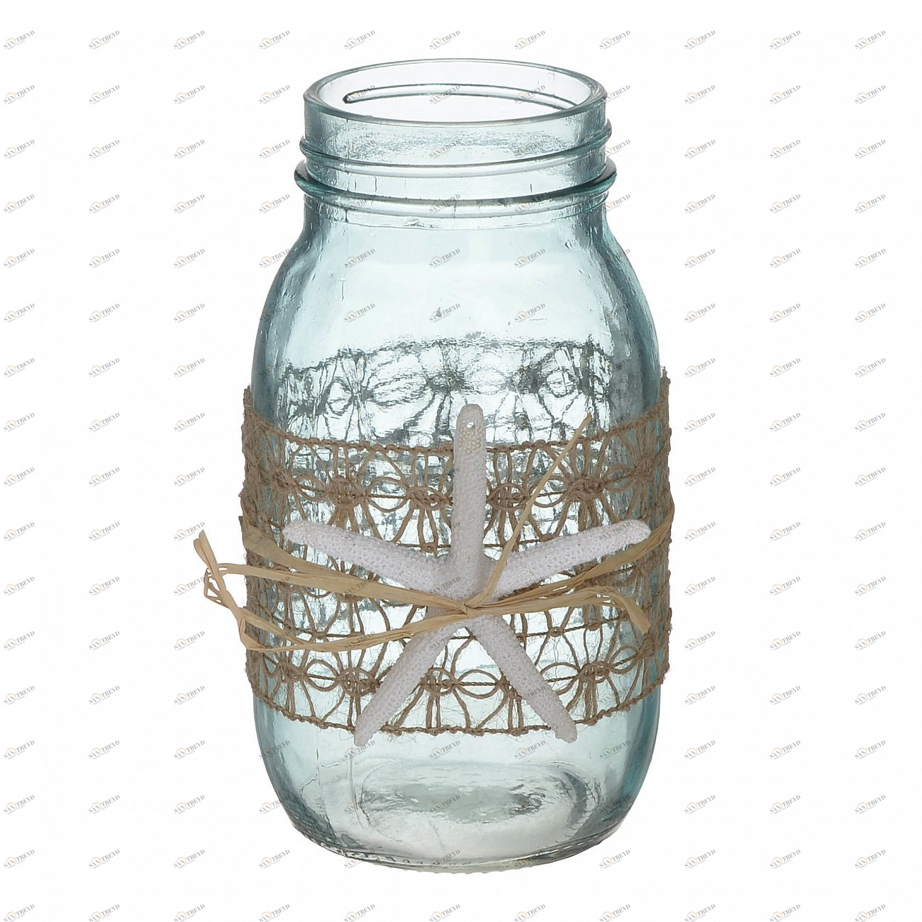 Ваза стеклянная голубая Montereale Posta TO4ROOMS MONTEREALE POSTA 00-3893218 Голубой 