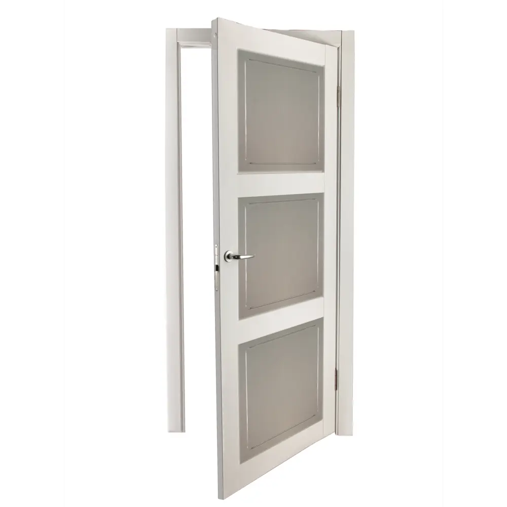Дверь межкомнатная со стеклом Адажио 70x200 см Hardflex белый с замком и петлями 88287692 STLM-2120509 МАРИО РИОЛИ  - Вид №3