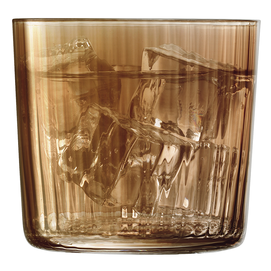 G060-09-148 Набор из 4 тумблеров gems 310 мл янтарь LSA International  - Вид №2