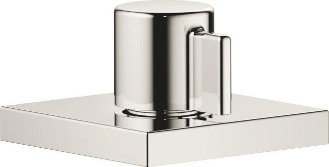 20000986-08 Вентиль боковой запирание вправо холодный - платина Dornbracht Symetrics